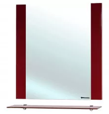 Зеркало Bellezza Рокко 70 4613711030035 с полкой Красное