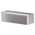 Тумба под раковину Boheme Armadi Art Voi 140 782-140-SF-SG подвесная Stone Finish цвет Серый камень
