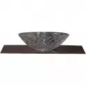 Столешница под раковину Boheme Armadi Art NeoArt 80 853-080-DB Dark Brown