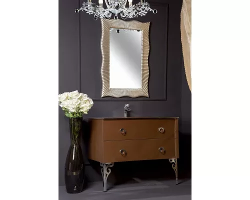 Приобрести Тумба под раковину Boheme Armadi Art NeoArt 100 831-100-DB подвесная Dark Brown в магазине сантехники Santeh-Crystal.ru