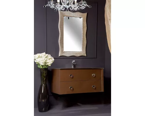 Приобрести Тумба под раковину Boheme Armadi Art NeoArt 100 831-100-DB подвесная Dark Brown в магазине сантехники Santeh-Crystal.ru