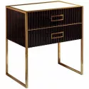 Тумба под раковину Boheme Armadi Art Monaco 80 866-080-BG Черный глянец Золото