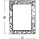 Приобрести Зеркало Boheme Armadi Art NeoArt 75 516 Серебро в магазине сантехники Santeh-Crystal.ru