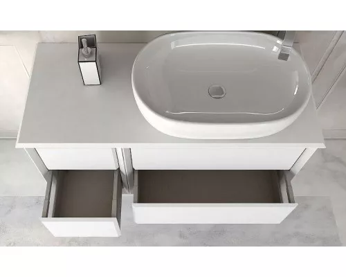 Приобрести Тумба Cezares Bellagio 35 54717 подвесная Bianco Opaco в магазине сантехники Santeh-Crystal.ru