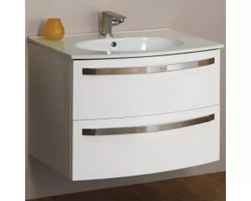 Заказать Тумба под раковину Cezares Comfort 75 54356 подвесная Bianco lucido в магазине сантехники Santeh-Crystal.ru