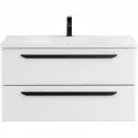 Тумба под раковину Cezares Eco 75 ECO-750-2C-SO-BO подвесная Bianco Opaco