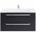 Тумба под раковину Cezares Eco 90 ECO-900-2C-SO-GR-P подвесная Grafito