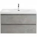 Тумба под раковину Cezares Molveno 100 MOLVENO-100-2C-SO-BET подвесная Beton