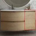Подвесной шкаф Cezares Vague 34 R 54835 Rovere tabacco Подвесной шкаф Cezares Vague 34 R 54835 Rovere tabacco