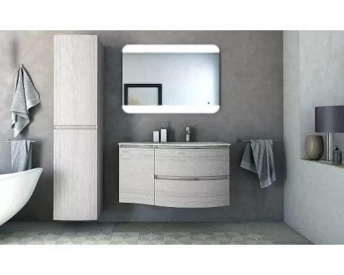 Приобрести Тумба Cezares Vague 34 L 54849 подвесная Rovere sbiancato в магазине сантехники Santeh-Crystal.ru