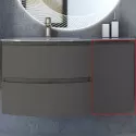 Подвесной шкаф Cezares Vague 34 R 54906 Grigio talpa opaco Подвесной шкаф Cezares Vague 34 R 54906 Grigio talpa opaco