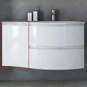 Подвесной шкаф Cezares Vague 34 L 44228 Bianco lucido Подвесной шкаф Cezares Vague 34 L 44228 Bianco lucido
