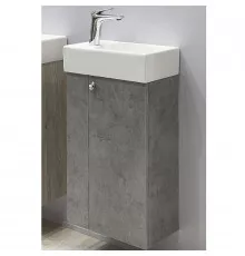 Тумба с раковиной Comforty Асти 40 00-00013669 подвесная Бетон светлый