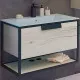Купить Тумба с раковиной Comforty Бонн 75 00-00008475 подвесная Дуб дымчатый в магазине сантехники Santeh-Crystal.ru