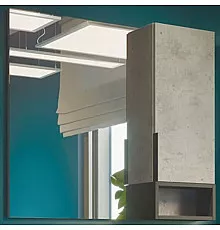 Зеркальный шкаф Comforty Франкфурт 90 00-00006504 Бетон светлый