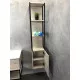 Заказать Шкаф пенал Comforty Мальме 35 00-00000825 подвесной Дуб дымчатый в магазине сантехники Santeh-Crystal.ru