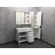 Заказать Тумба с раковиной Comforty Модена М-90 00-00001644 Белая матовая в магазине сантехники Santeh-Crystal.ru