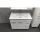 Заказать Тумба с раковиной Comforty Модена М-90 00-00001644 Белая матовая в магазине сантехники Santeh-Crystal.ru