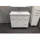 Заказать Тумба с раковиной Comforty Модена М-90 00-00001644 Белая матовая в магазине сантехники Santeh-Crystal.ru