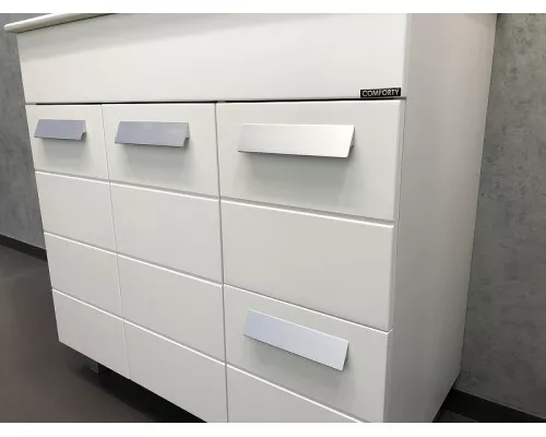 Заказать Тумба с раковиной Comforty Модена М-90 00-00001644 Белая матовая в магазине сантехники Santeh-Crystal.ru