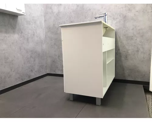 Заказать Тумба с раковиной Comforty Модена М-90 00-00001644 Белая матовая в магазине сантехники Santeh-Crystal.ru