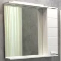 Зеркало со шкафом Comforty Модена М-90 00-00001641 с подсветкой Белое матовое Зеркало со шкафом Comforty Модена М-90 00-00001641 с подсветкой Белое матовое