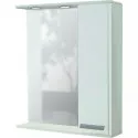 Зеркало со шкафом Comforty Тулуза 75 00004136264 с подсветкой Белое Зеркало со шкафом Comforty Тулуза 75 00004136264 с подсветкой Белое