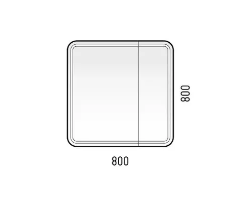 Приобрести Зеркальный шкаф Corozo Алабама 80/С SD-00000902 с подсветкой Белый в магазине сантехники Santeh-Crystal.ru