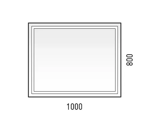 Купить Зеркало Corozo Барго 100 SD-00000804 с подсветкой с сенсорным выключателем в магазине сантехники Santeh-Crystal.ru