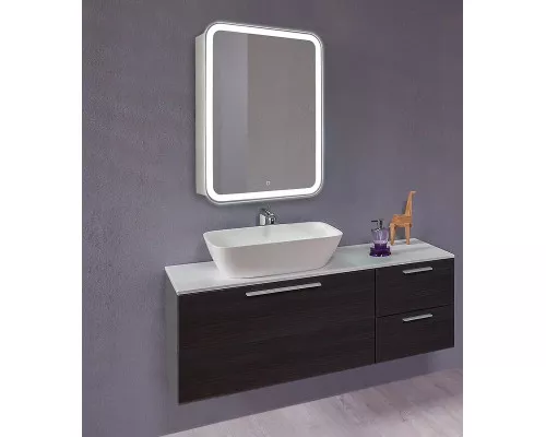 Заказать Зеркальный шкаф Creto Zoe 60 16-602800Z с подсветкой Белый в магазине сантехники Santeh-Crystal.ru