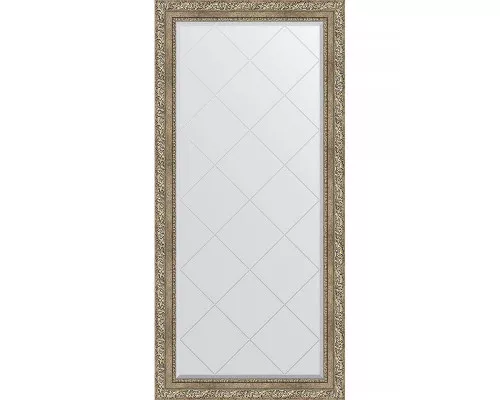 Заказать Зеркало Evoform Exclusive-G 157х75 BY 4272 с гравировкой в багетной раме - Виньетка античное серебро 85 мм в магазине сантехники Santeh-Crystal.ru