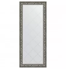 Зеркало Evoform Exclusive-G Floor 203х84 BY 6325 с гравировкой в багетной раме - Византия серебро 99 мм