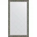 Зеркало Evoform Exclusive-G Floor 203х114 BY 6365 с гравировкой в багетной раме - Византия серебро 99 мм Зеркало Evoform Exclusive-G Floor 203х114 BY 6365 с гравировкой в багетной раме - Византия серебро 99 мм