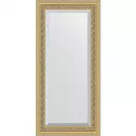 Зеркало Evoform Exclusive 115х55 BY 1244 с фацетом в багетной раме - Сусальное золото 80 мм Зеркало Evoform Exclusive 115х55 BY 1244 с фацетом в багетной раме - Сусальное золото 80 мм