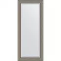 Зеркало Evoform Exclusive 156х66 BY 1287 с фацетом в багетной раме - Римское серебро 88 мм Зеркало Evoform Exclusive 156х66 BY 1287 с фацетом в багетной раме - Римское серебро 88 мм