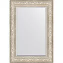 Зеркало Evoform Exclusive 100х70 BY 3452 с фацетом в багетной раме - Виньетка серебро 109 мм Зеркало Evoform Exclusive 100х70 BY 3452 с фацетом в багетной раме - Виньетка серебро 109 мм
