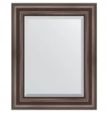 Зеркало Evoform Exclusive 51х41 BY 1356 с фацетом в багетной раме - Палисандр 62 мм