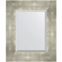 Зеркало Evoform Exclusive 56х46 BY 1362 с фацетом в багетной раме - Алюминий 90 мм Зеркало Evoform Exclusive 56х46 BY 1362 с фацетом в багетной раме - Алюминий 90 мм