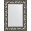 Зеркало Evoform Exclusive 79х59 BY 3390 с фацетом в багетной раме - Византия серебро 99 мм Зеркало Evoform Exclusive 79х59 BY 3390 с фацетом в багетной раме - Византия серебро 99 мм