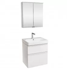 Комплект мебели для ванной Geberit Smyle Square 60 529.352.00.6 подвесной Белый глянец
