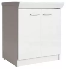 Тумба под хозяйственную раковину Hatria Complementi 60x51x88 Белая