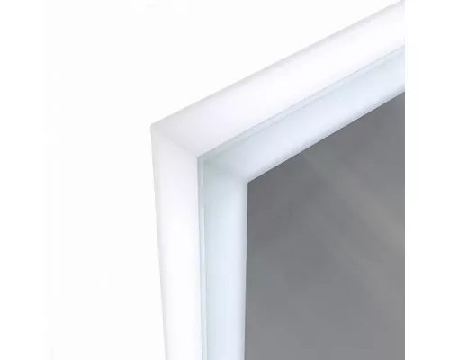 Купить Зеркало Iddis Brick 80 с подсветкой Белый матовый в магазине сантехники Santeh-Crystal.ru