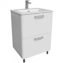 Тумба с раковиной Iddis Brick 60 BRI60WFi95K Белая Тумба с раковиной Iddis Brick 60 BRI60WFi95K Белая