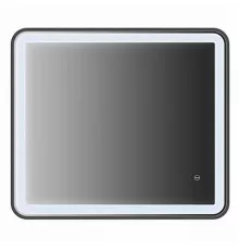 Зеркало Iddis Cloud 80 с подсветкой Черный матовый