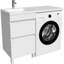 Тумба с раковиной Iddis Optima Home 110 L OPH11LBi95K Белый