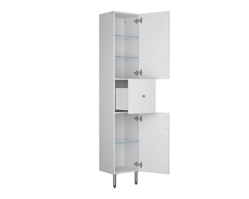 Приобрести Шкаф пенал Iddis Oxford 36 OXF36W0i97 Белый в магазине сантехники Santeh-Crystal.ru