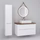 Купить Зеркало Jorno Wood 50 Wood.02.50/ТК с подсветкой с бесконтактным выключателем в магазине сантехники Santeh-Crystal.ru