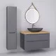 Купить Зеркало Jorno Wood 50 Wood.02.50/ТК с подсветкой с бесконтактным выключателем в магазине сантехники Santeh-Crystal.ru