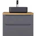 Тумба под раковину Jorno Wood 80 wood.01.80/P/GR подвесная Серая
