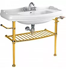 Консоль под раковину Kerasan Retro 100 730091 Золото